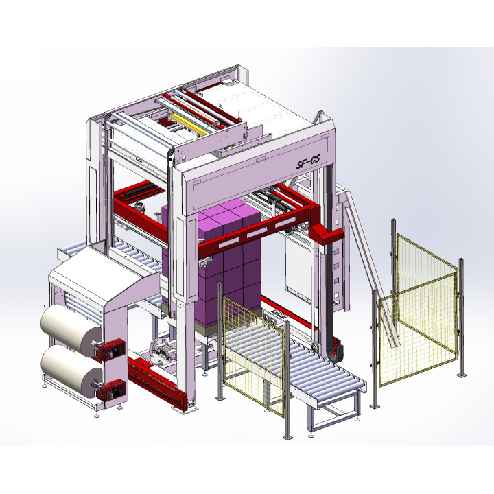 STEP Stretch Hood Pallet Packaging Line