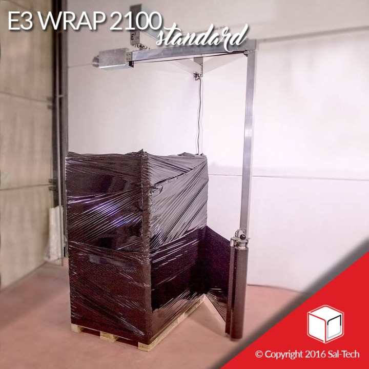 E3 Wrap 2100 EURO / EASY / LARGO / MEGA - Envasadora de palets en una caja. Semiautomática