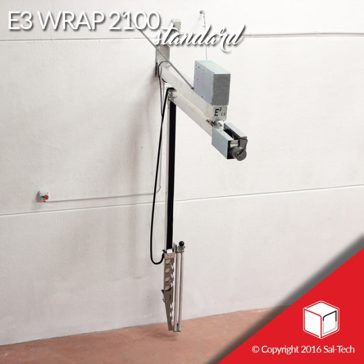 E3 Wrap 2100 EURO/EASY/LARGO/MEGA - WRAPPER IN A BOX - Semi-Automatic Pallet Wrapper