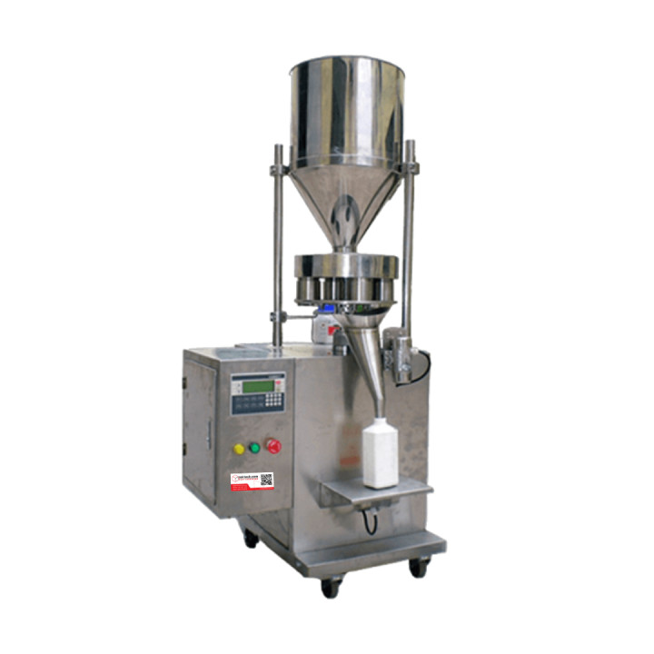 Máquina de Relleno Semiautomática STEP GF-50/1000 | Llenado Preciso de Polvos y Gránulos