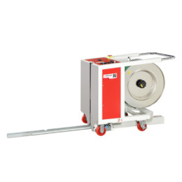 STEP TP-602MV Halbautomatische Paletten-Umreifungsmaschine | 12mm Band | Hohe Spannung