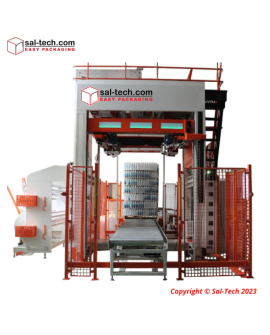 STEP Stretch Hood Pallet Packaging Line