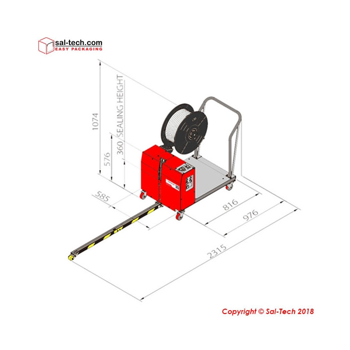 STEP TP-502MV Strapping Machine