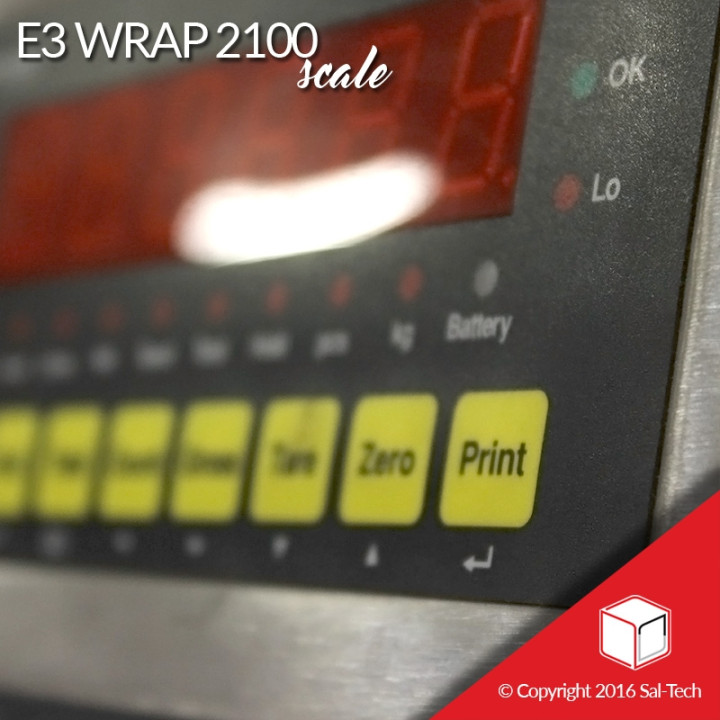 E3 Wrap 2100 SCALE - Pallet wrapper