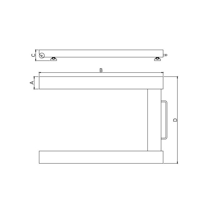 STEP Palettenwaage LP7624 2 Tonnen