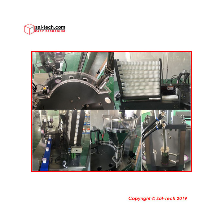 STEP Rotary Coffee Capsule Filling Line