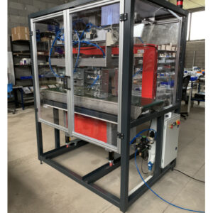 Inline komprimering og omsnøringsmaskine fuld automatisk